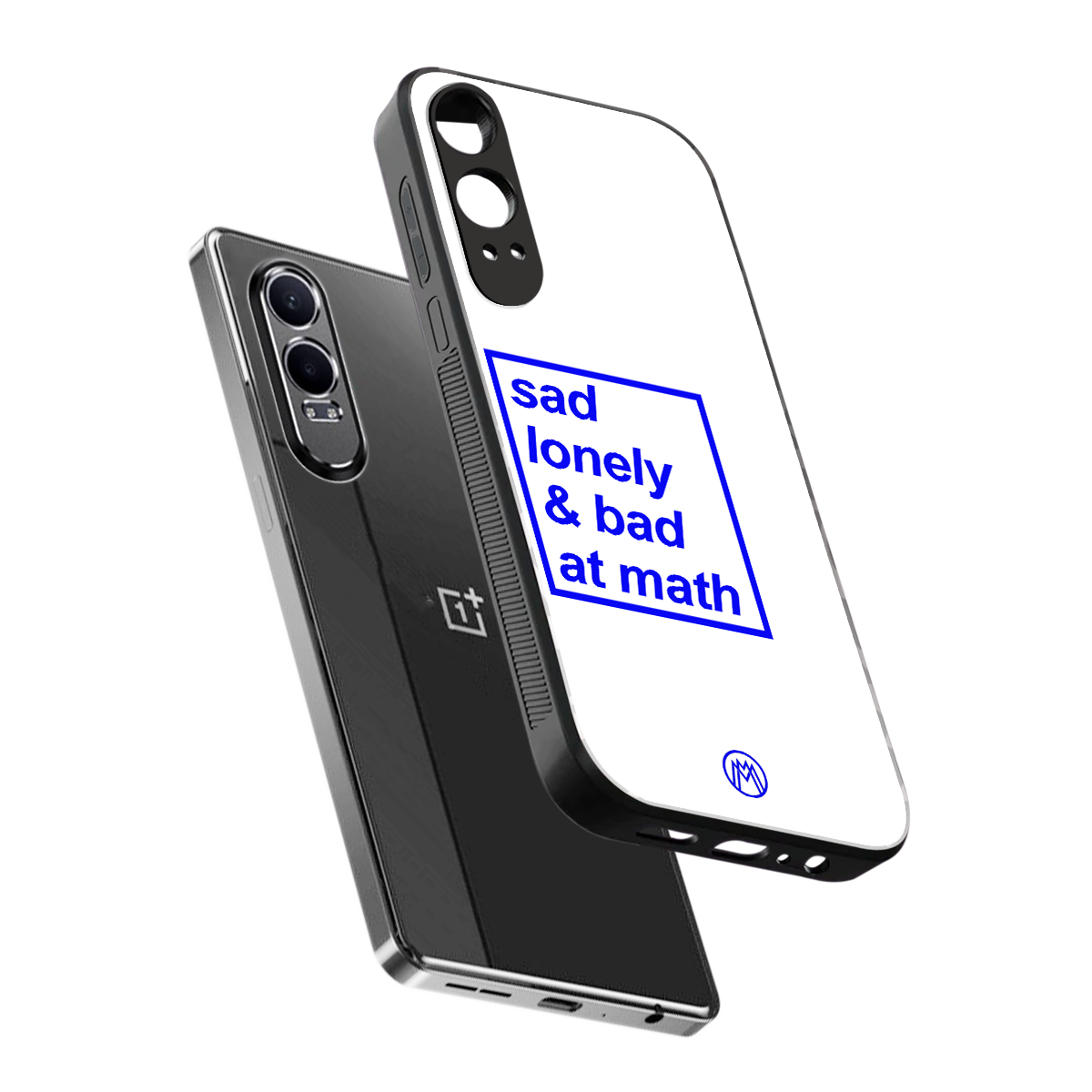 bad at math back phone cover | glass case for oneplus nord ce 4 lite