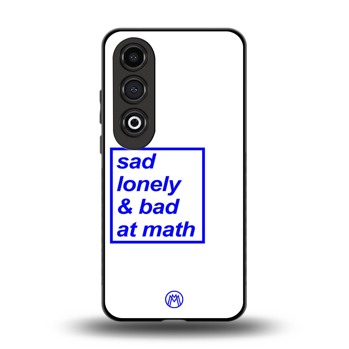 bad at math back phone cover | glass case for oneplus nord ce 4