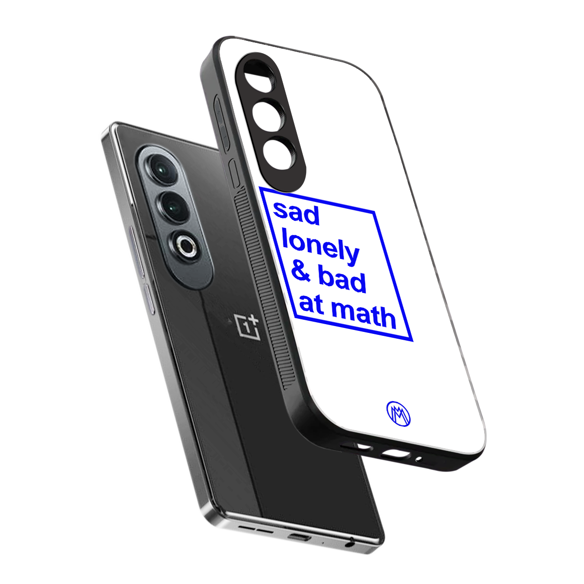 bad at math back phone cover | glass case for oneplus nord ce 4