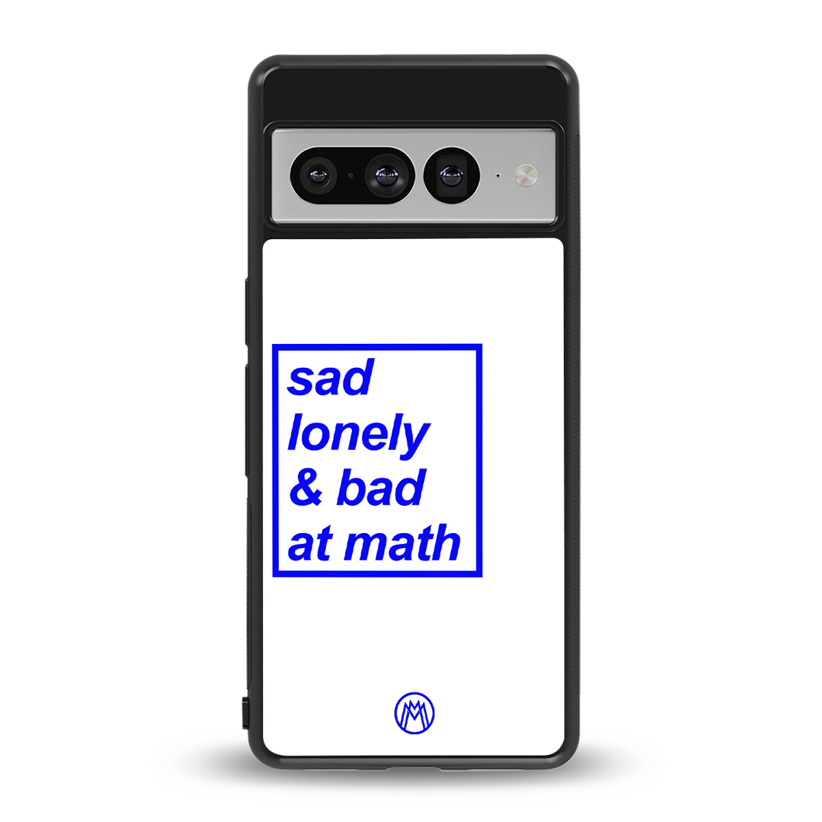 bad at math back phone cover | glass case for google pixel 7 pro