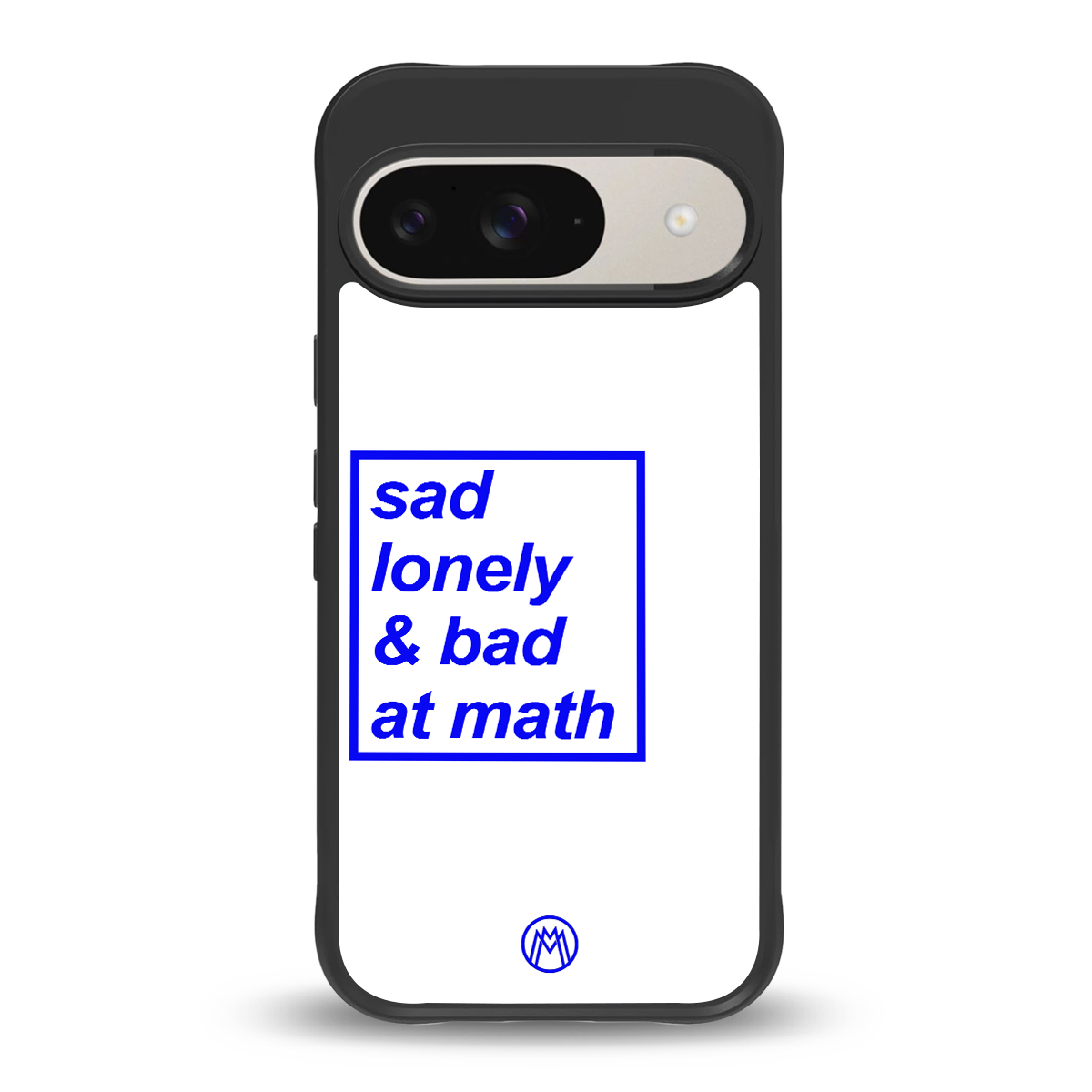 bad at math back phone cover | glass case for google pixel 9