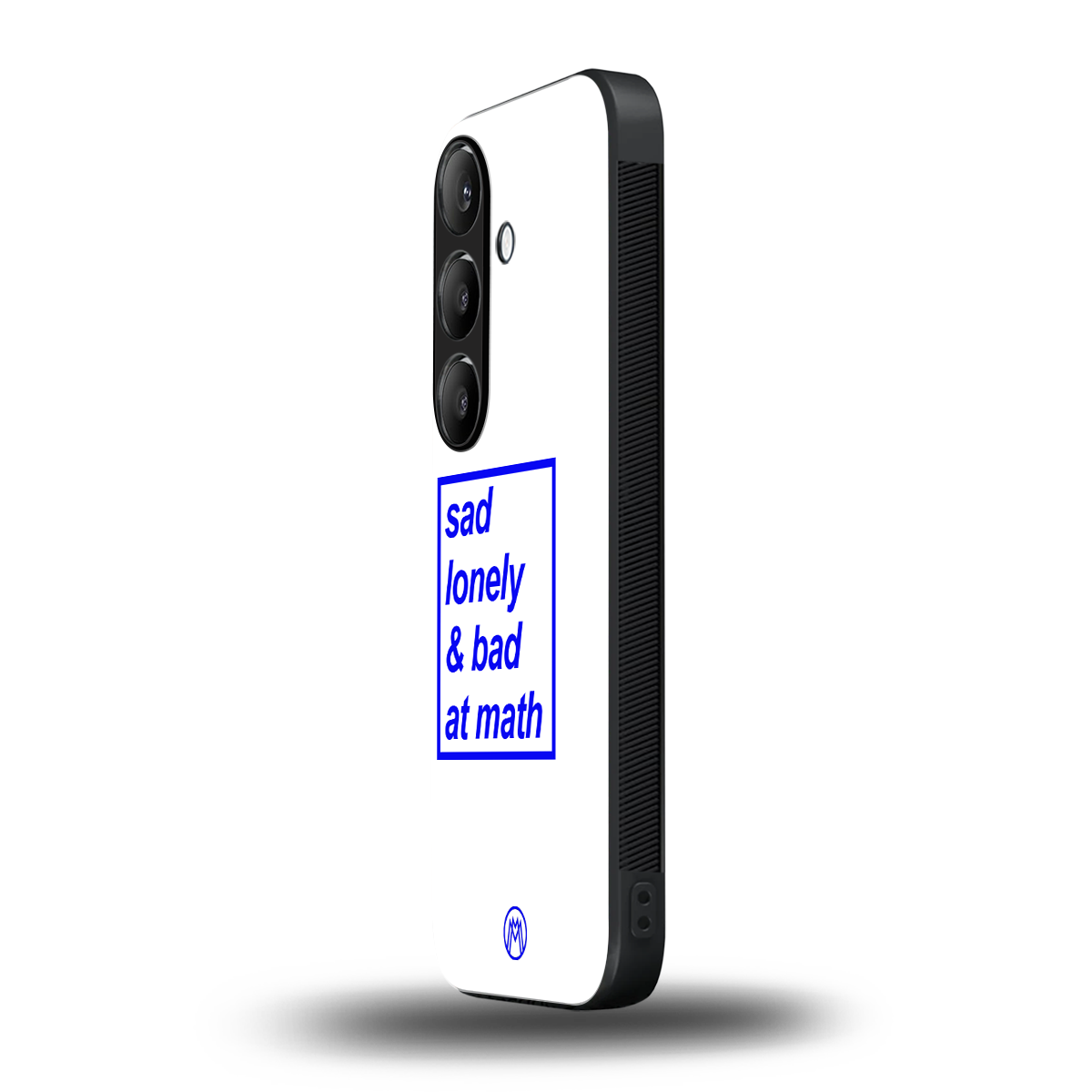 bad at math back phone cover | glass case for samsung galaxy s24 fe