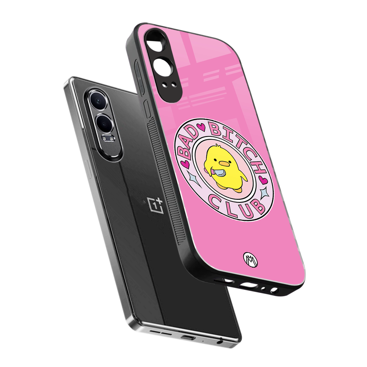 bad bitch club back phone cover | glass case for oneplus nord ce 4 lite