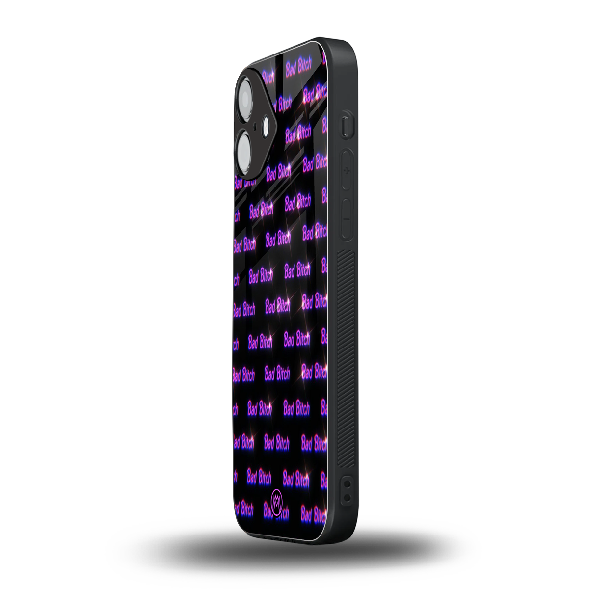 bad bitch back phone cover | glass case for iphone 16 plus