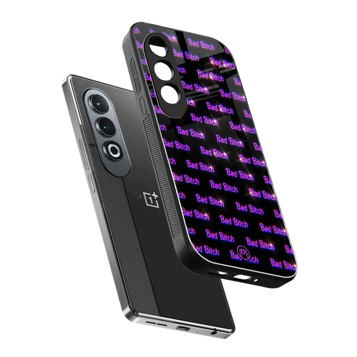 bad bitch back phone cover | glass case for oneplus nord ce 4