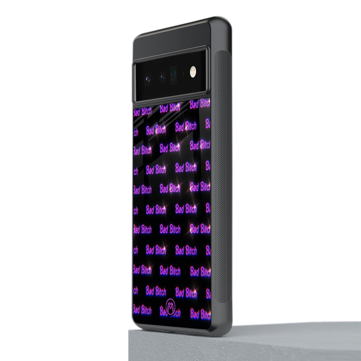bad bitch back phone cover | glass case for google pixel 6 pro