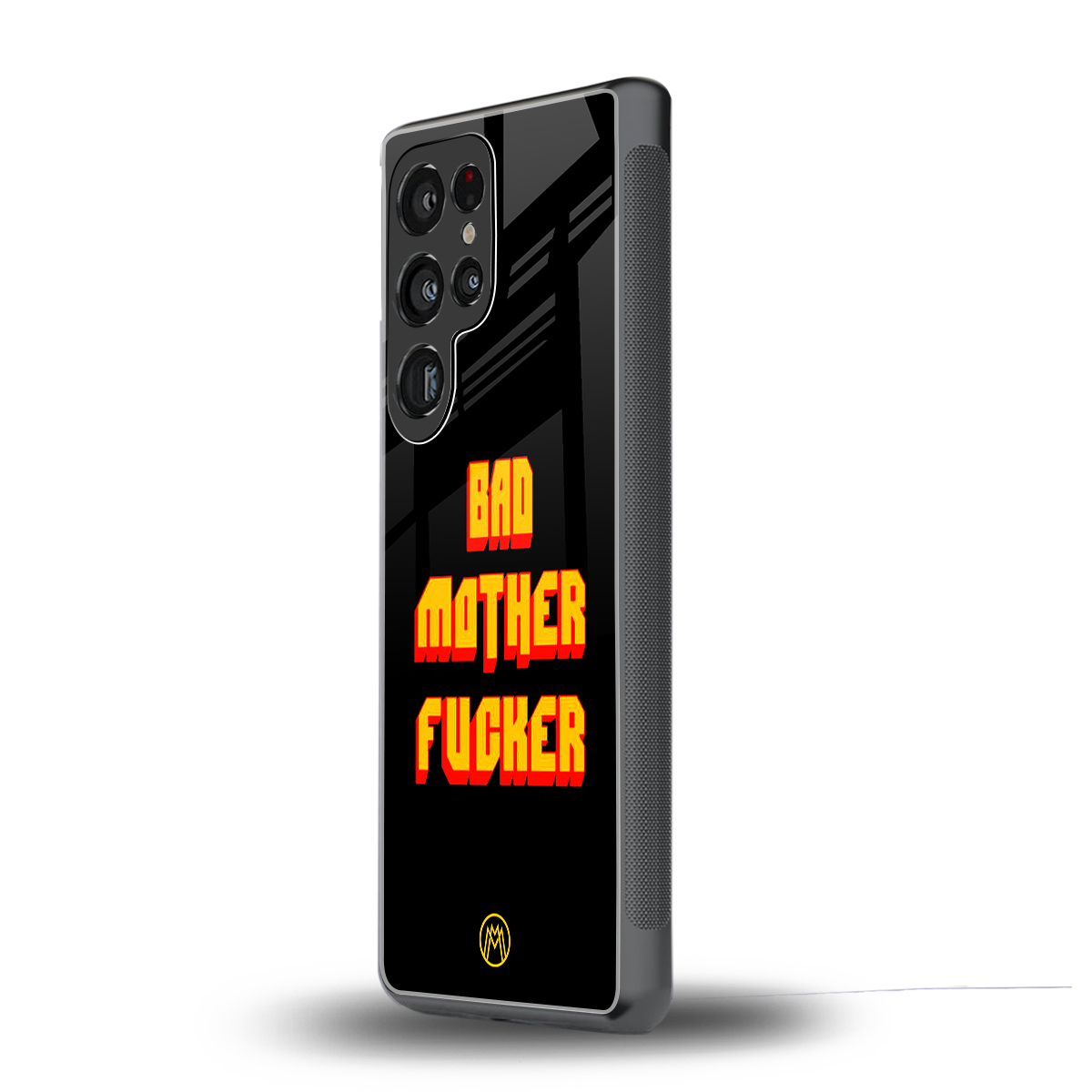 bad motherfcker back phone cover | glass case for samsung galaxy s25 ultra