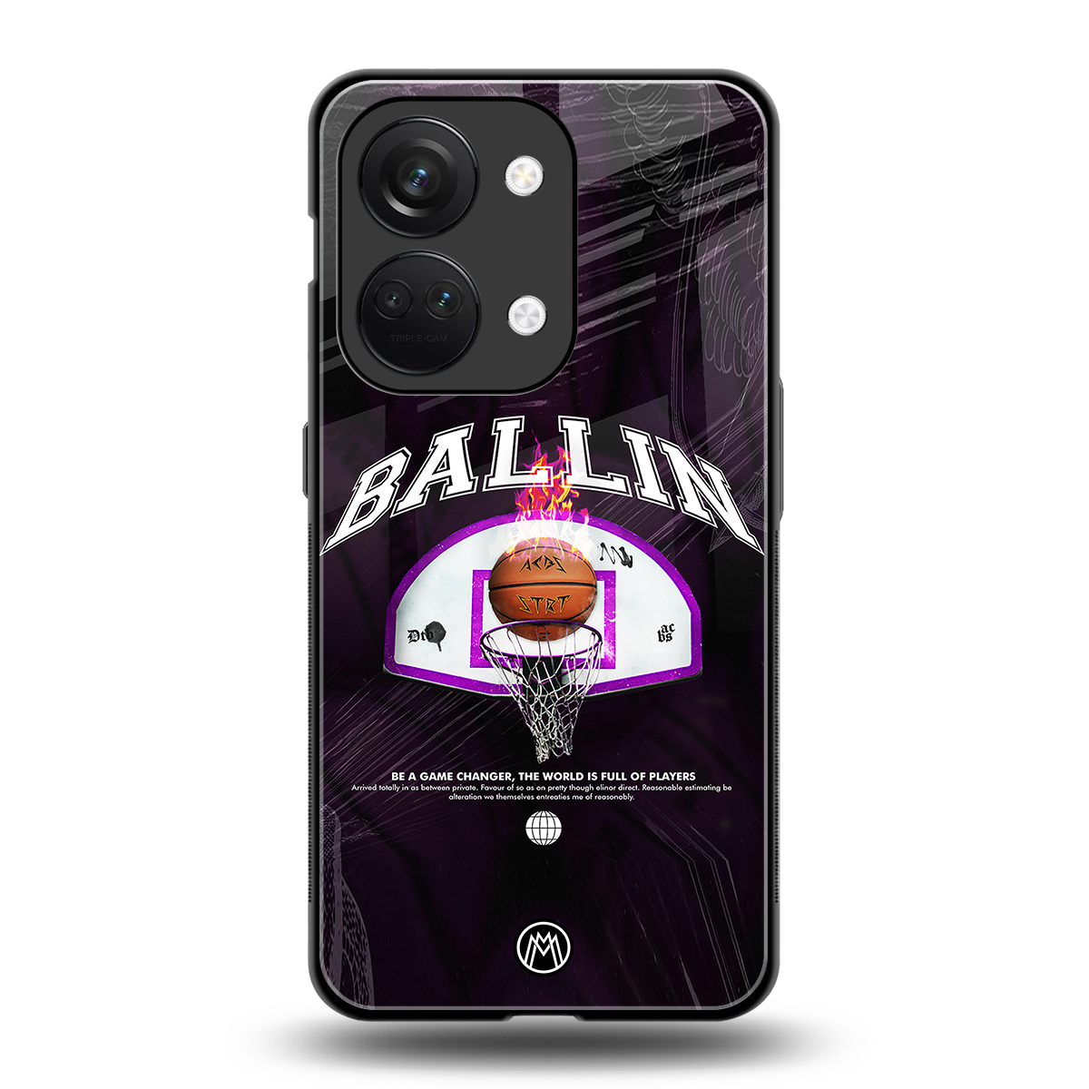 ballin back phone cover | glass case for oneplus nord 3