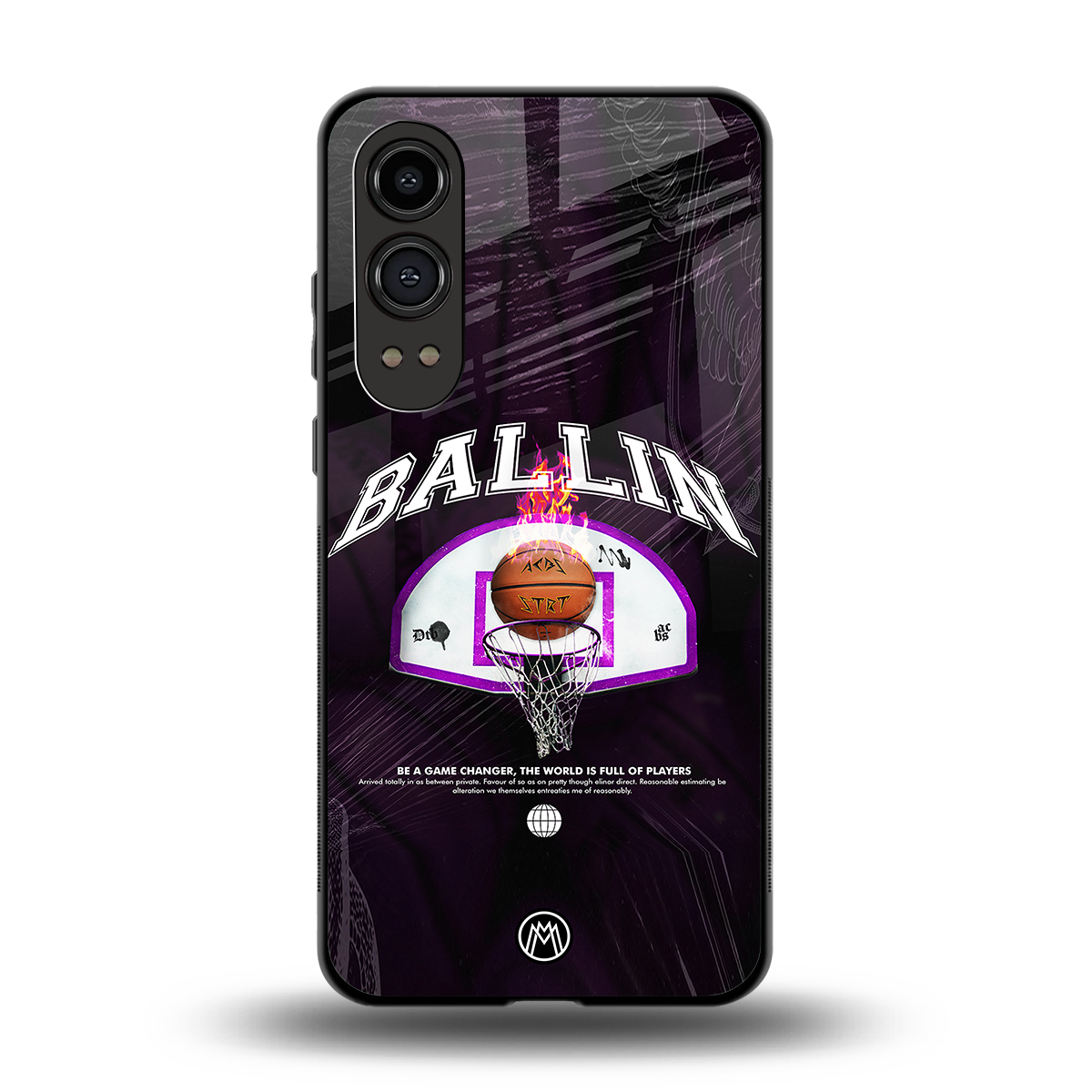 ballin back phone cover | glass case for oneplus nord ce 4 lite