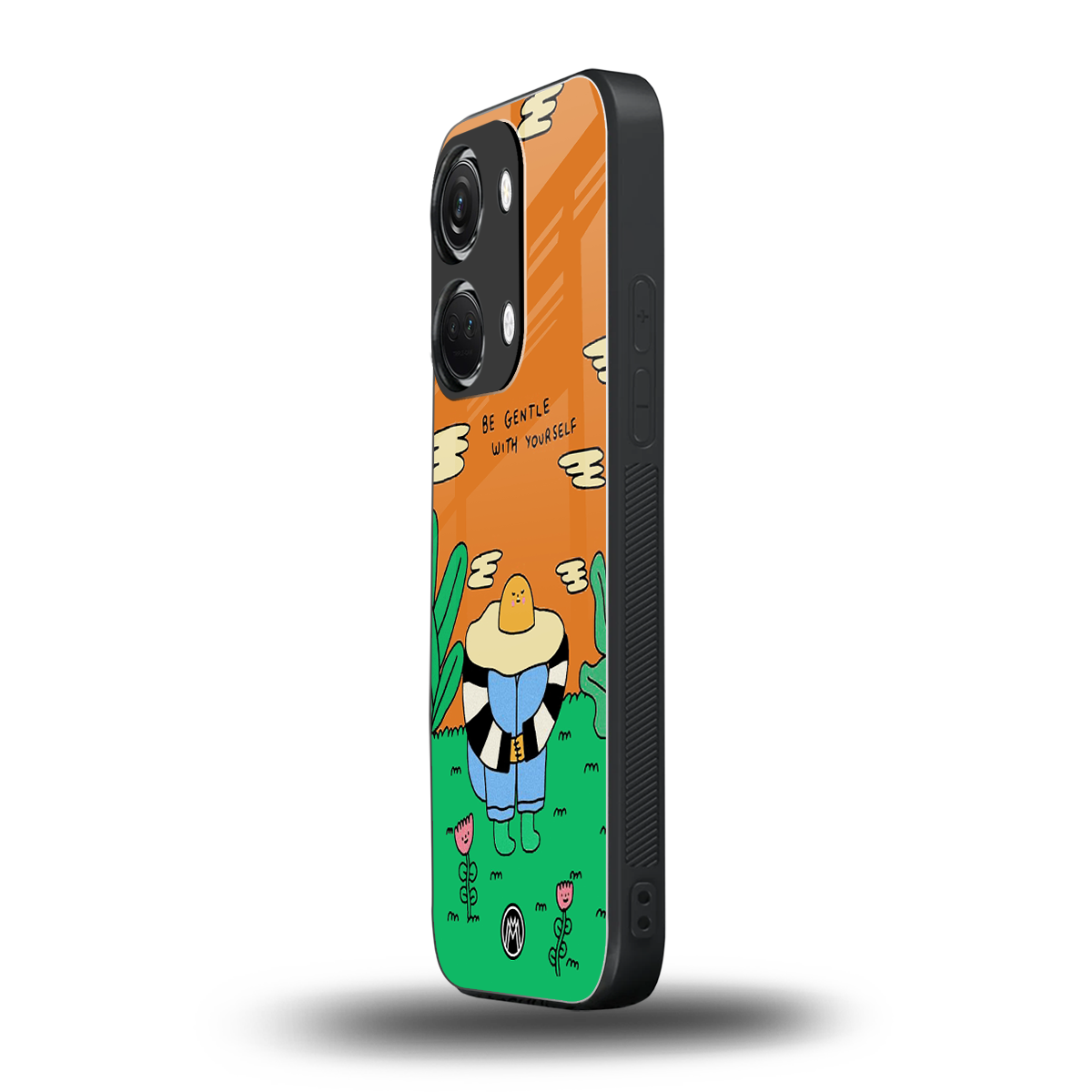 be gentle with yourself back phone cover | glass case for oneplus nord 3