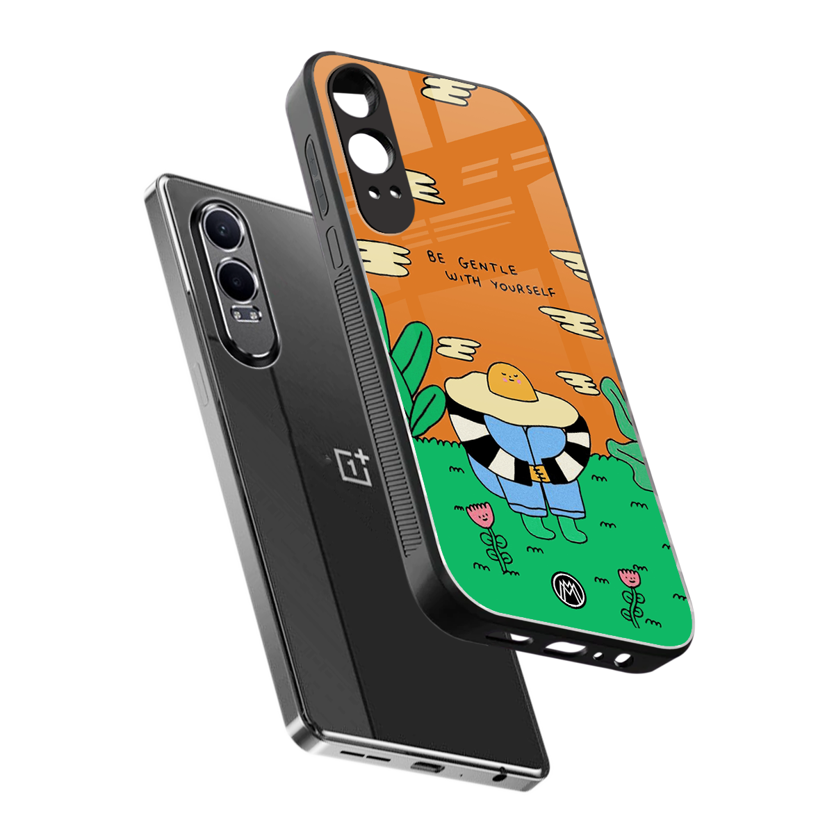 be gentle with yourself back phone cover | glass case for oneplus nord ce 4 lite