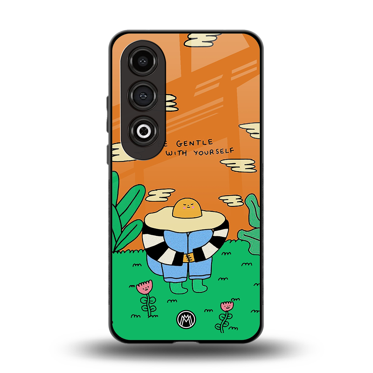 be gentle with yourself back phone cover | glass case for oneplus nord ce 4