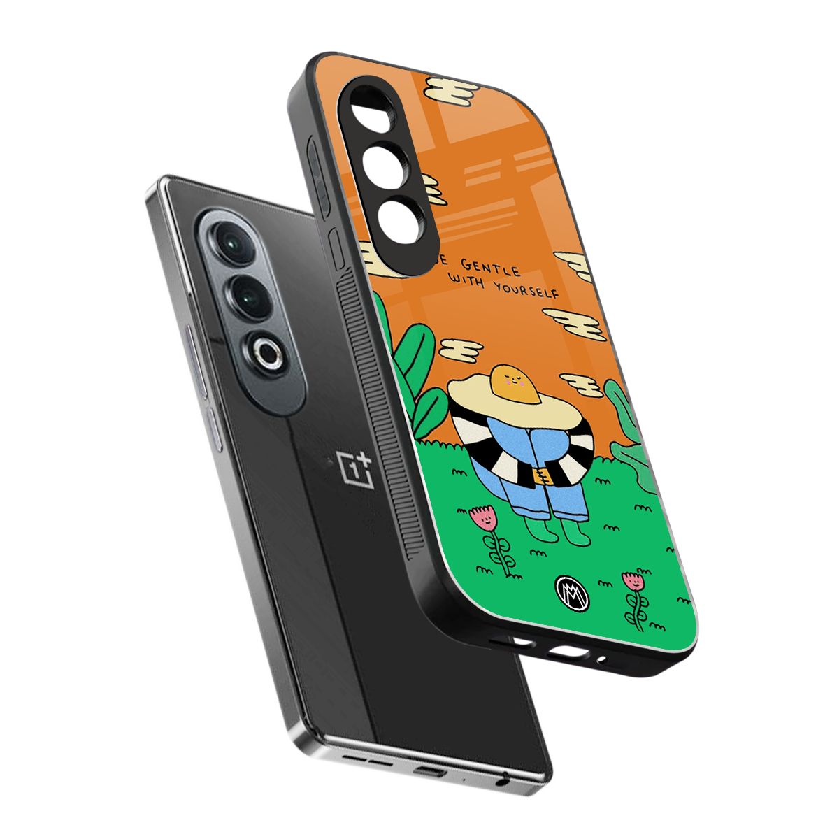 be gentle with yourself back phone cover | glass case for oneplus nord ce 4