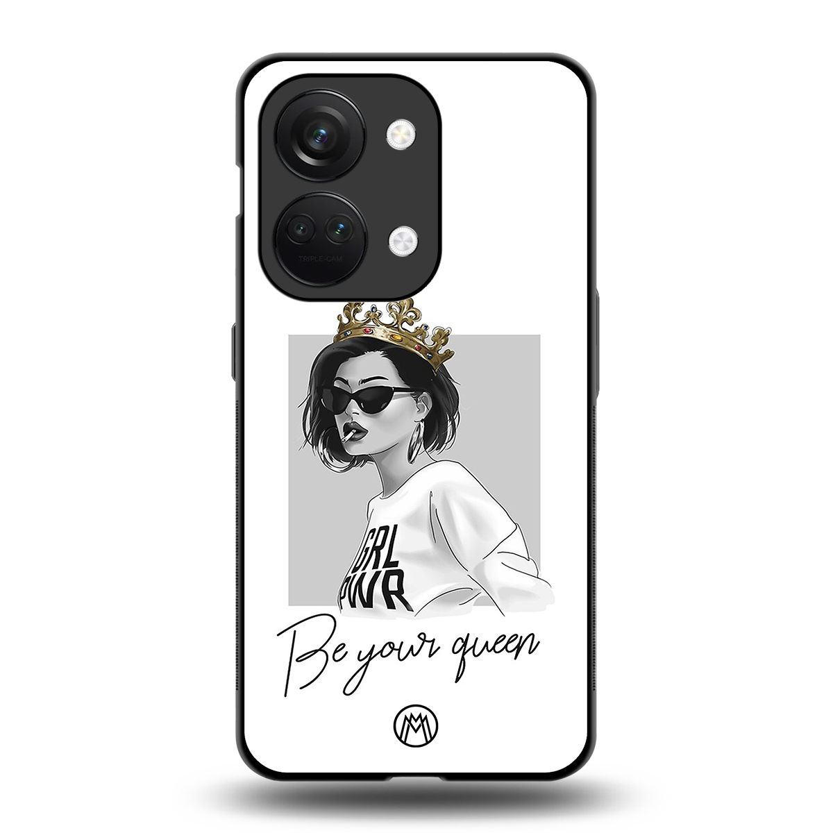 be your queen back phone cover | glass case for oneplus nord 3