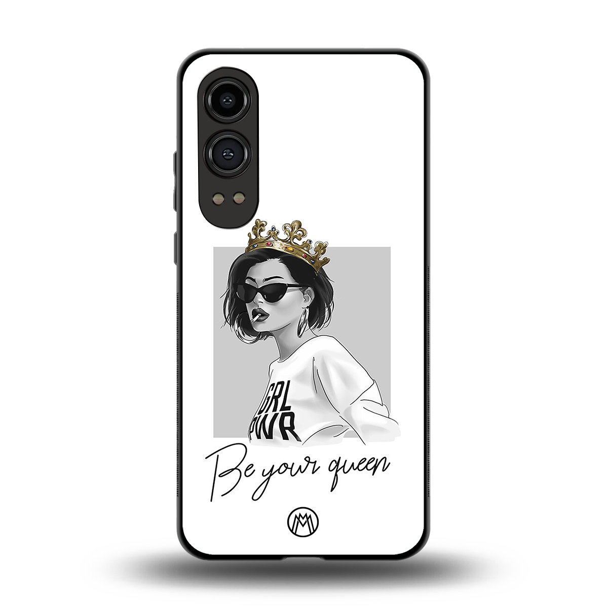 be your queen back phone cover | glass case for oneplus nord ce 4 lite