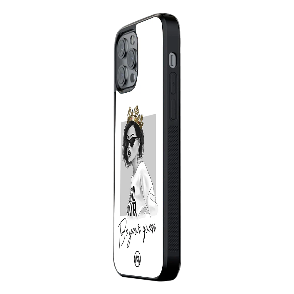 Slim Glass Back Phone Case for Multiple Brands โ iPhone, Samsung, Redmi, OnePlus, Oppo, Vivo