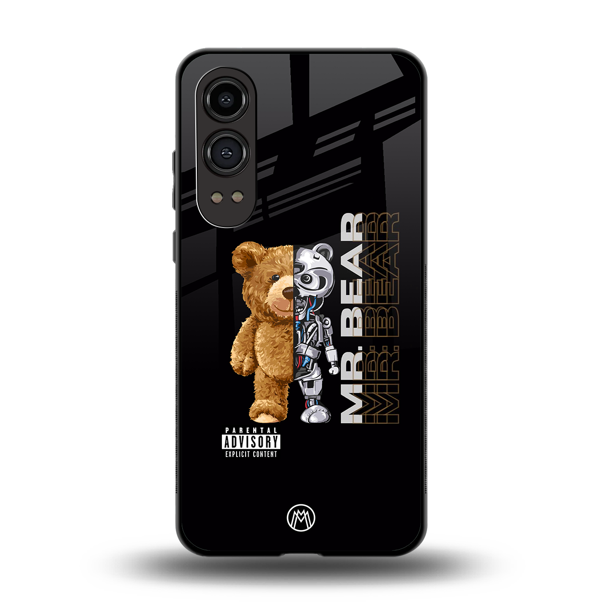 bear pal back phone cover | glass case for oneplus nord ce 4 lite