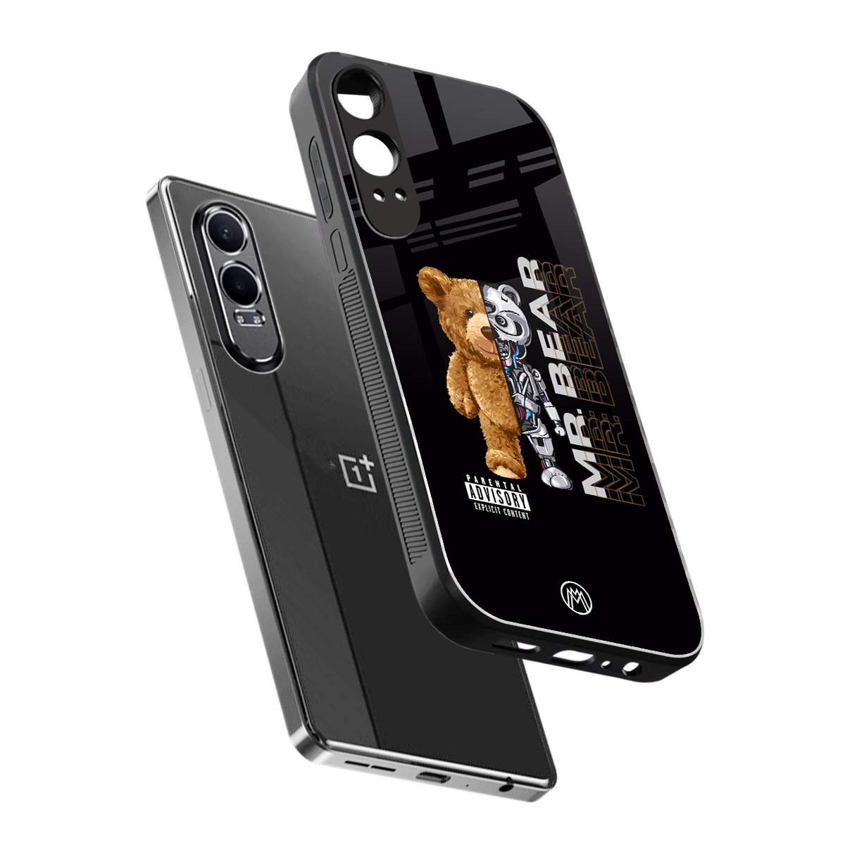 bear pal back phone cover | glass case for oneplus nord ce 4 lite