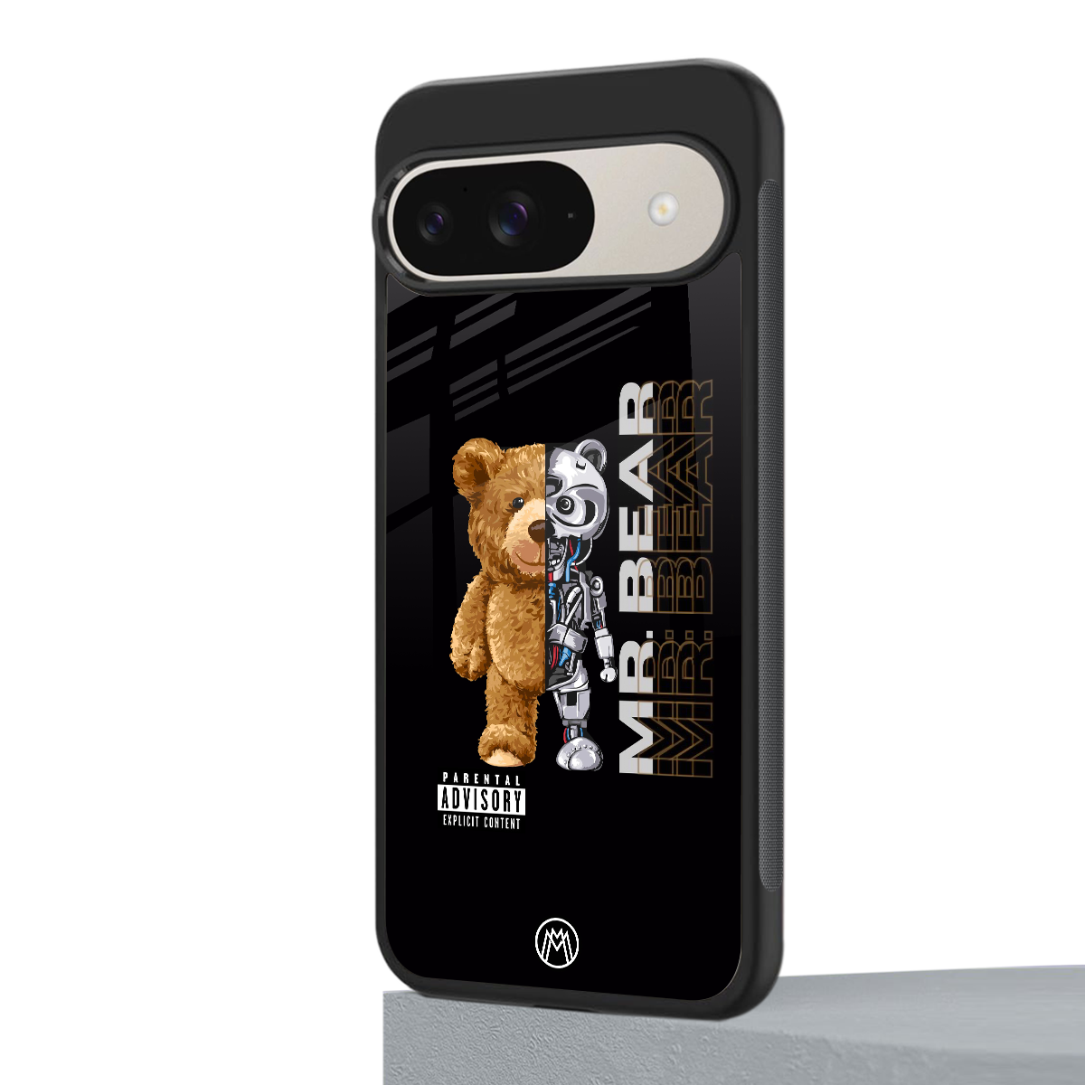bear pal back phone cover | glass case for google pixel 9