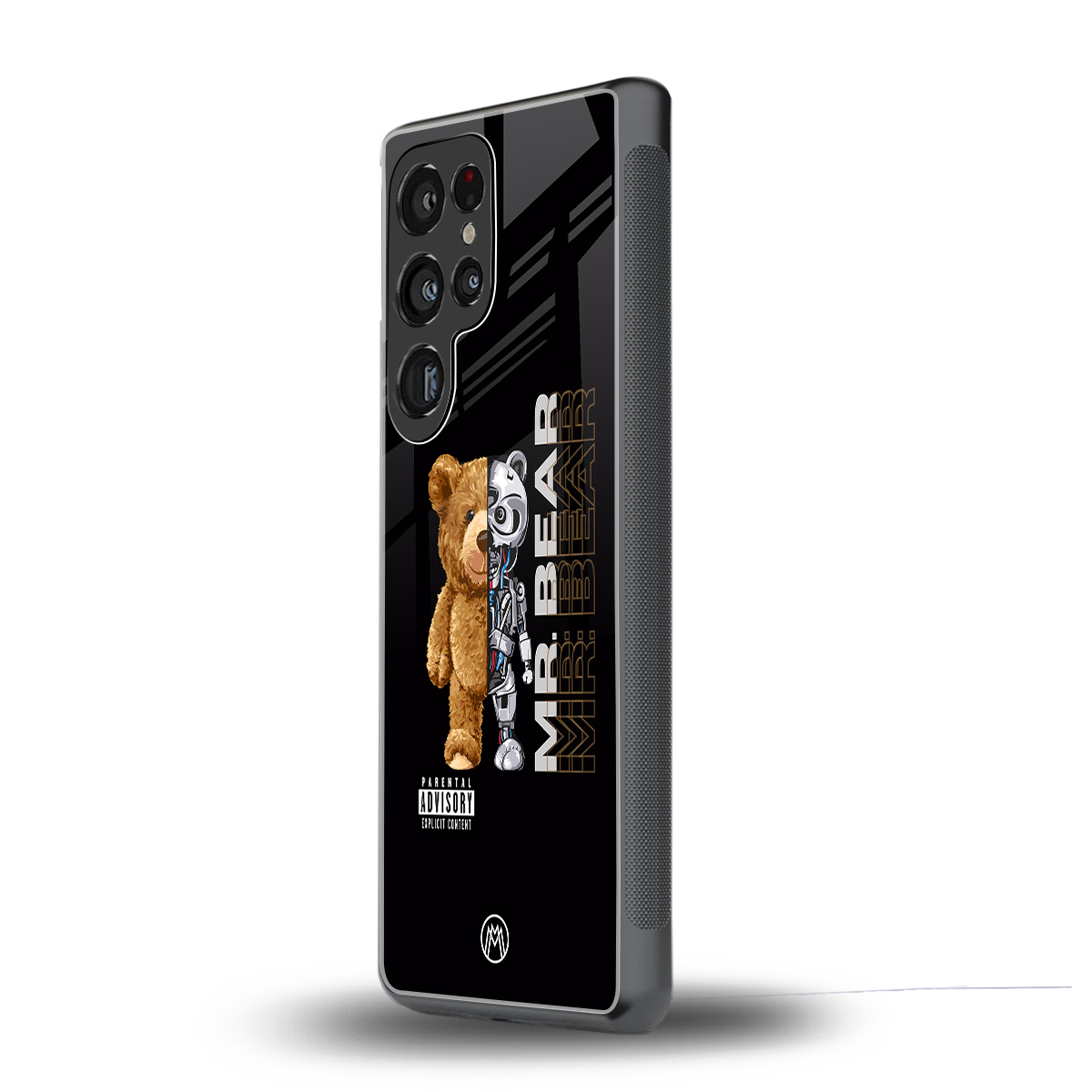 bear pal back phone cover | glass case for samsung galaxy s25 ultra