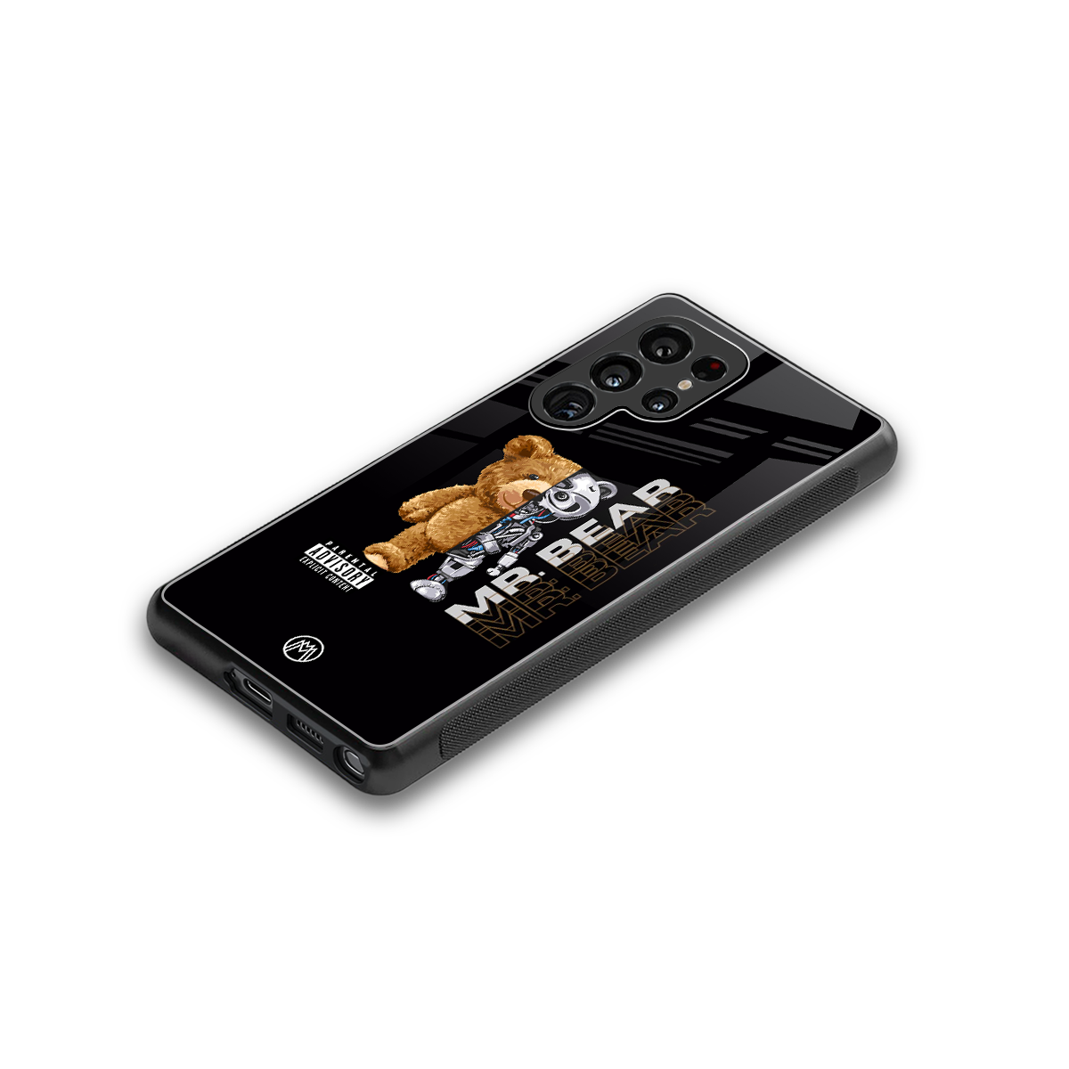 bear pal back phone cover | glass case for samsung galaxy s25 ultra