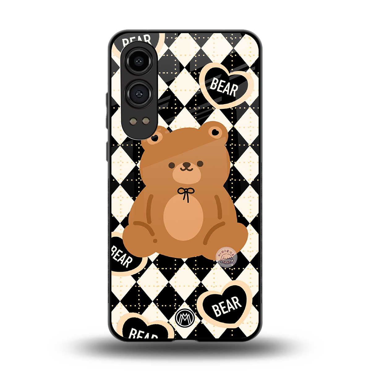 bear uniform pattern back phone cover | glass case for oneplus nord ce 4 lite