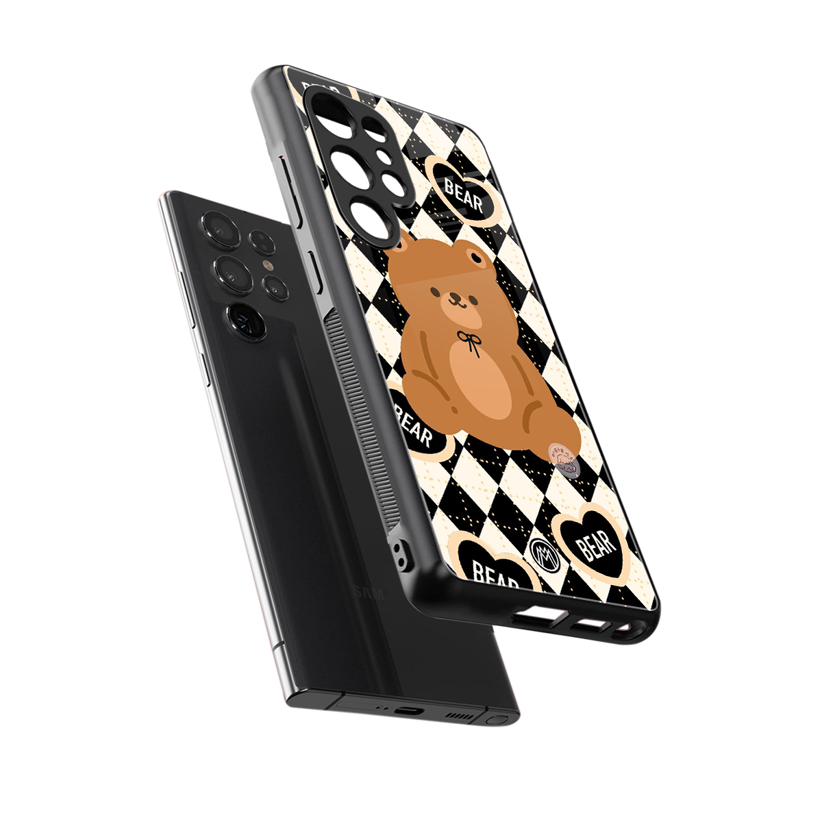 bear uniform pattern back phone cover | glass case for samsung galaxy s25 ultra
