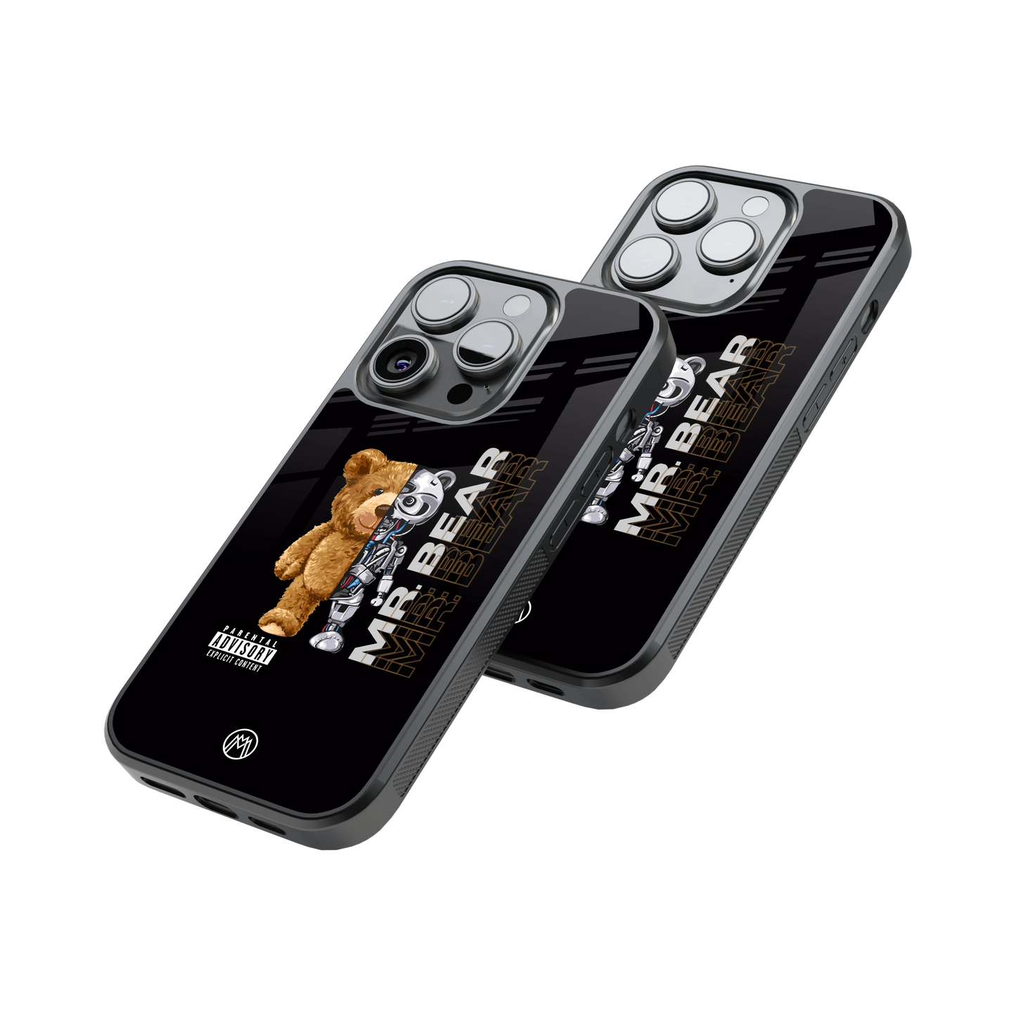 Protective Glass Back Phone Case Compatible with iPhone, Samsung, OnePlus, Pixel & More
