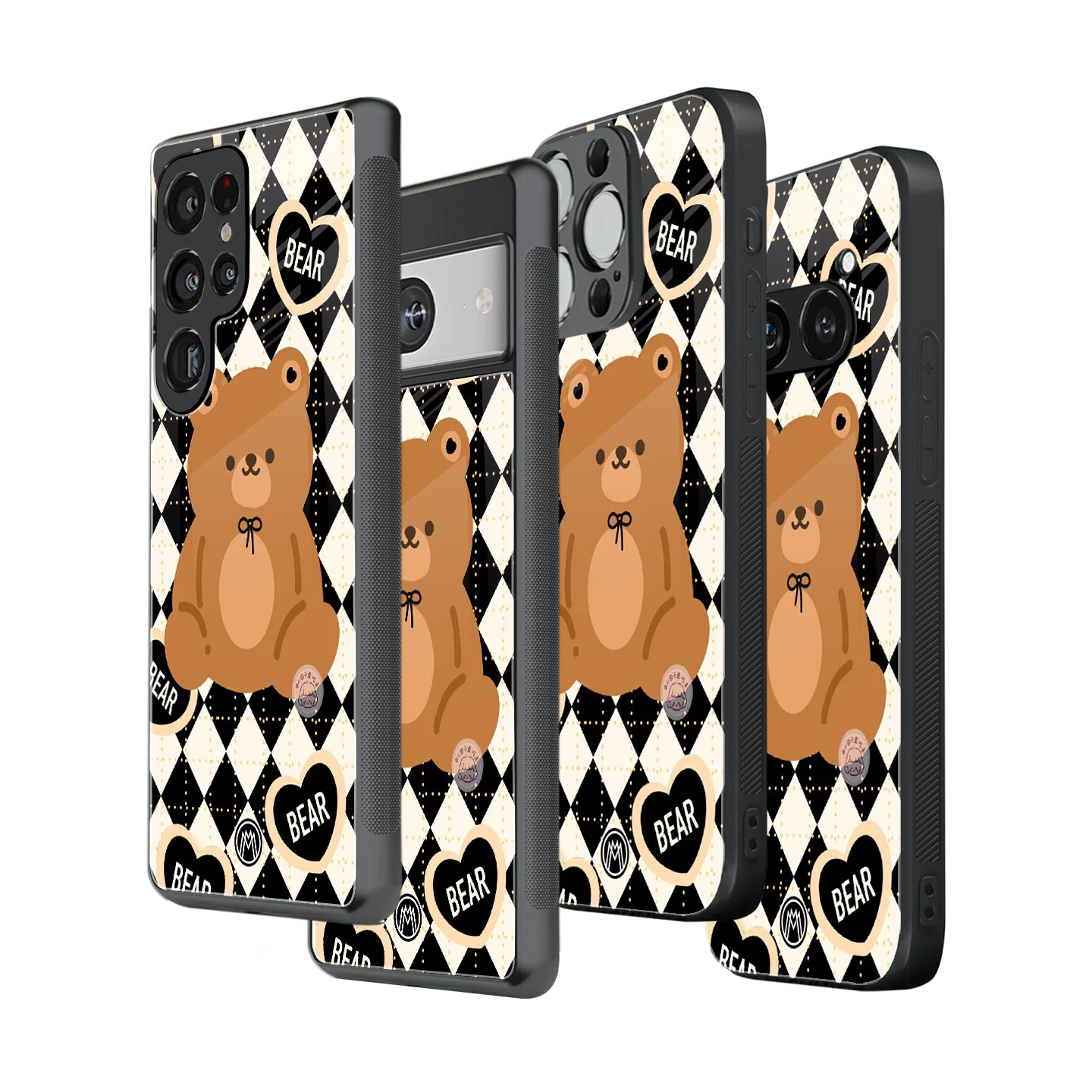 Stylish Glass Back Case for All Smartphones โ iPhone, Samsung, OnePlus, Pixel, Redmi, Oppo, Vivo, Motorola