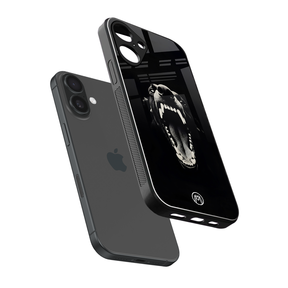 beast back phone cover | glass case for iphone 16 plus
