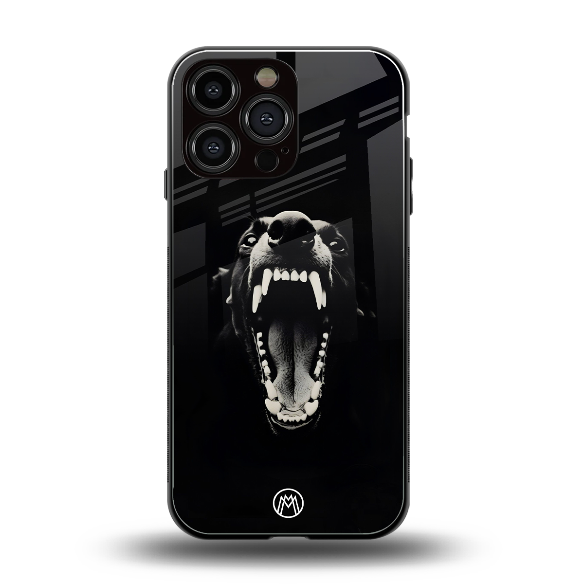 beast back phone cover | glass case for iphone 16 pro max