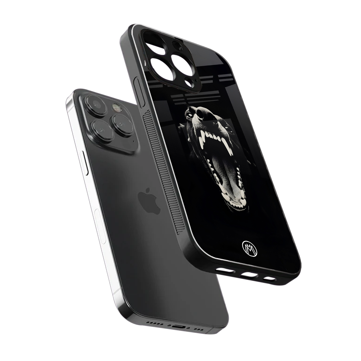 beast back phone cover | glass case for iphone 16 pro max
