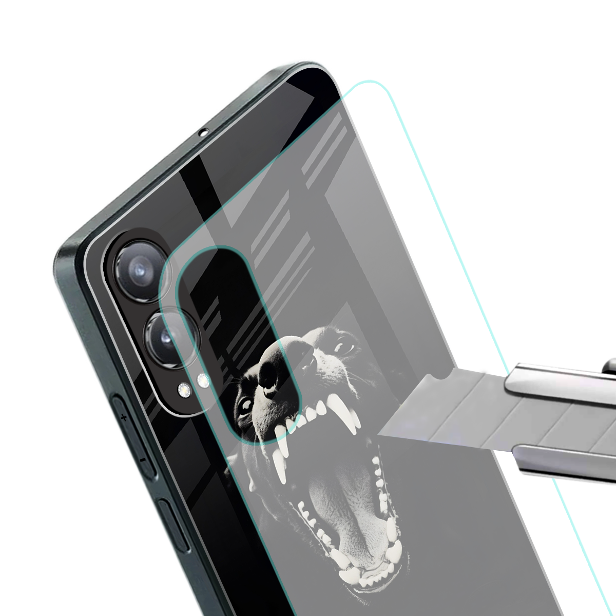 beast back phone cover | glass case for oneplus nord ce 4 lite