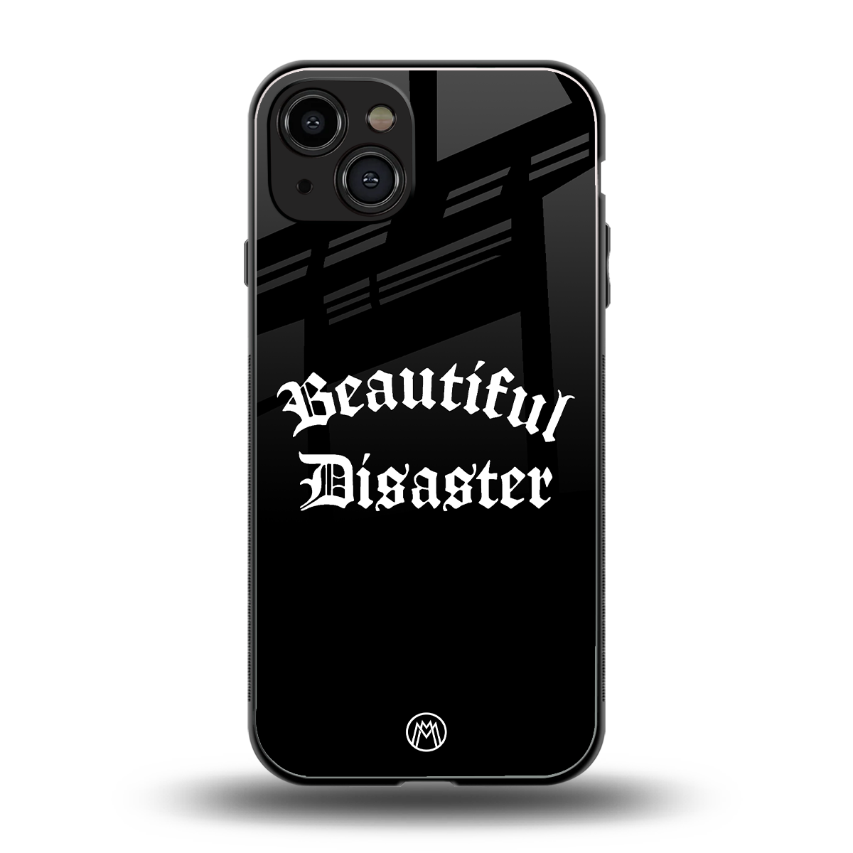 beautiful disaster back phone cover | glass case for iphone 15
