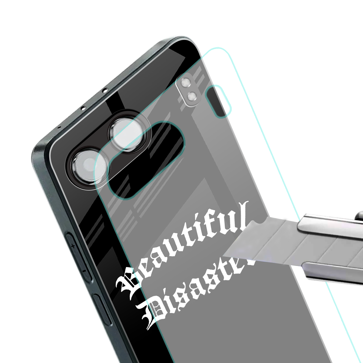 beautiful disaster back phone cover | glass case for oneplus nord 4