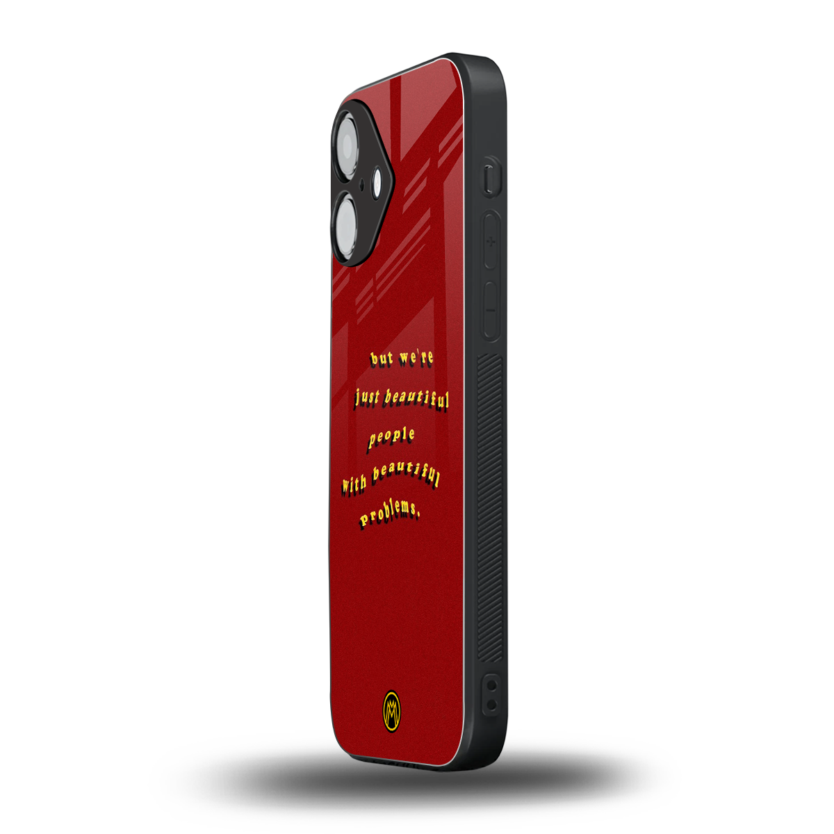 beautiful people with beautiful problems back phone cover | glass case for iphone 16