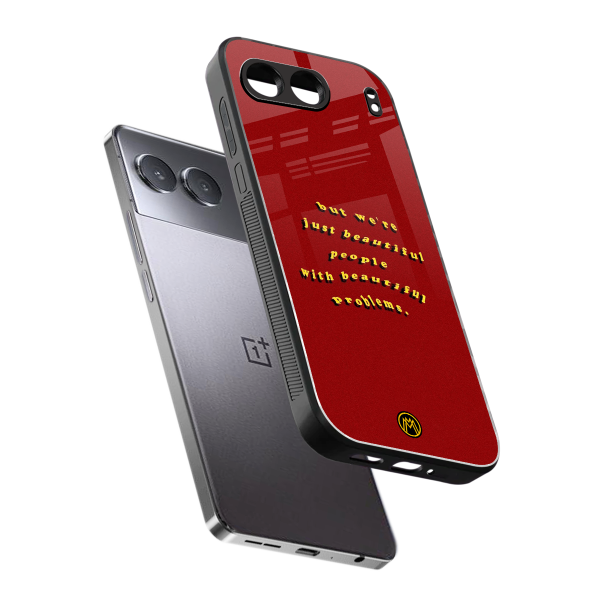 beautiful people with beautiful problems back phone cover | glass case for oneplus nord 4