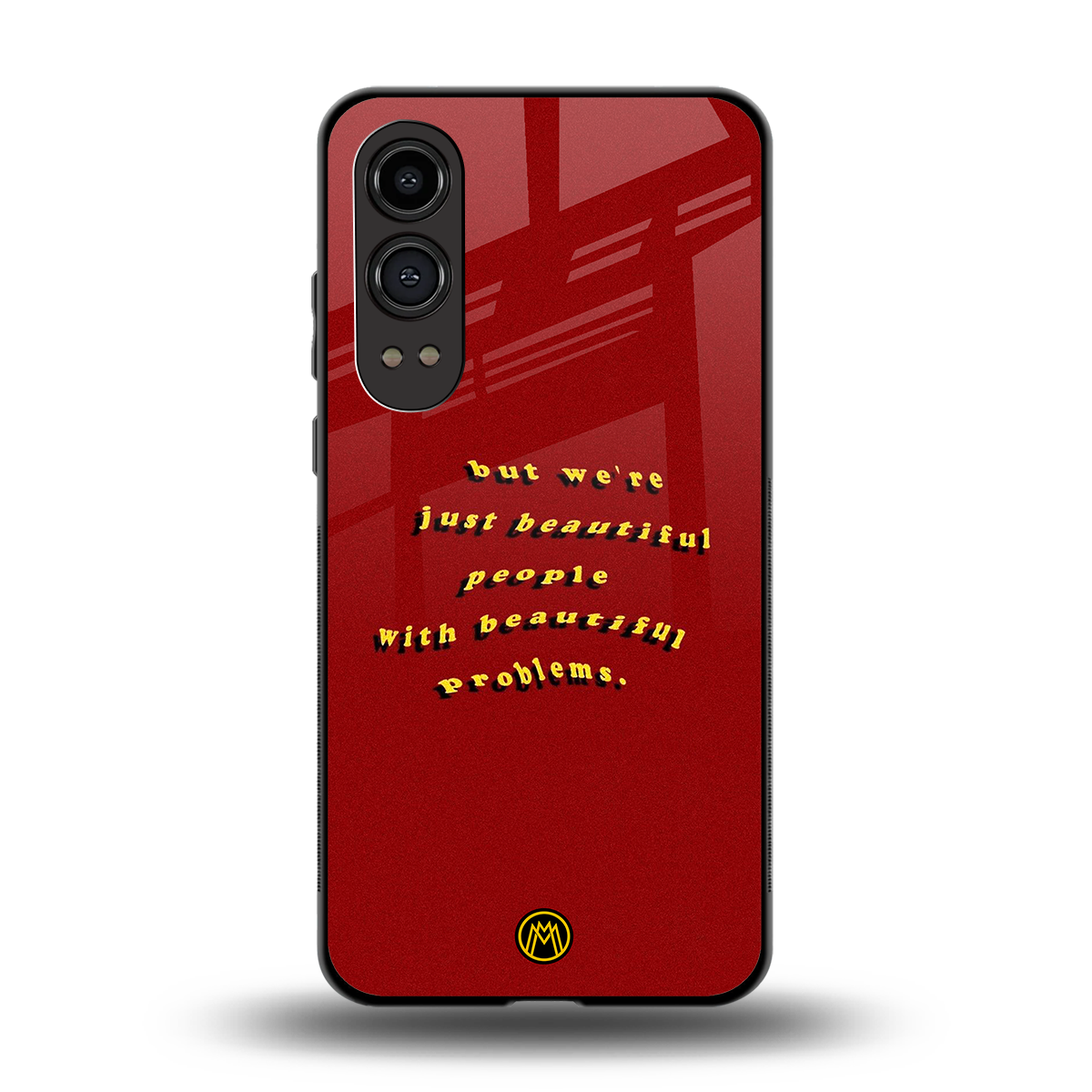 beautiful people with beautiful problems back phone cover | glass case for oneplus nord ce 4 lite