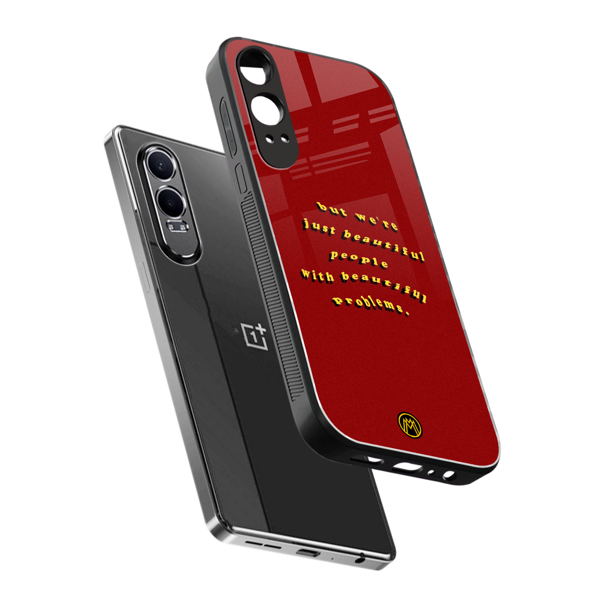 beautiful people with beautiful problems back phone cover | glass case for oneplus nord ce 4 lite