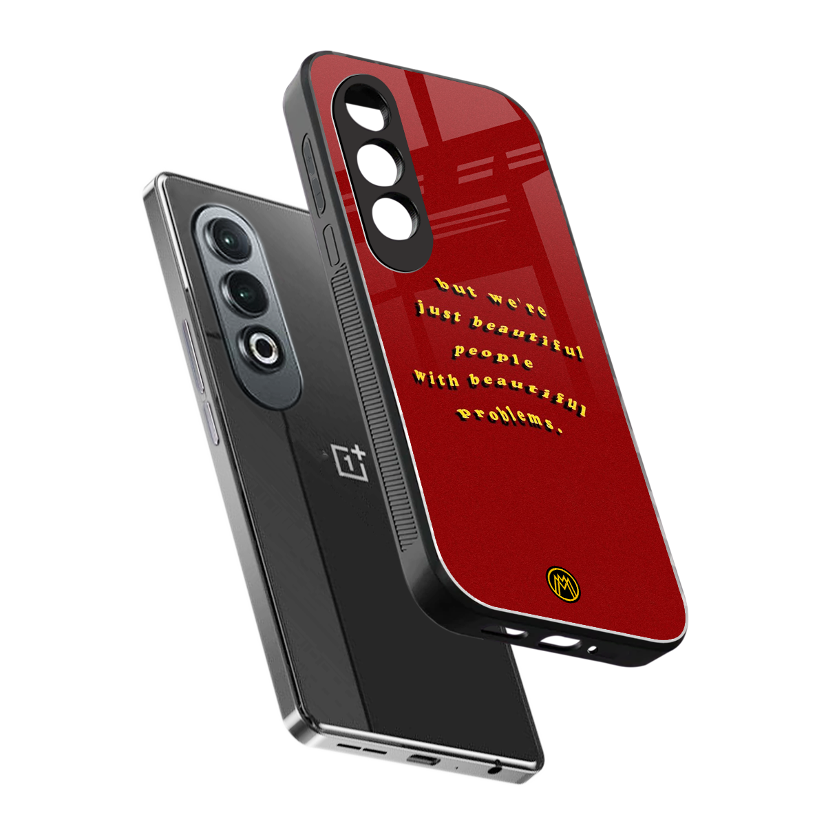 beautiful people with beautiful problems back phone cover | glass case for oneplus nord ce 4