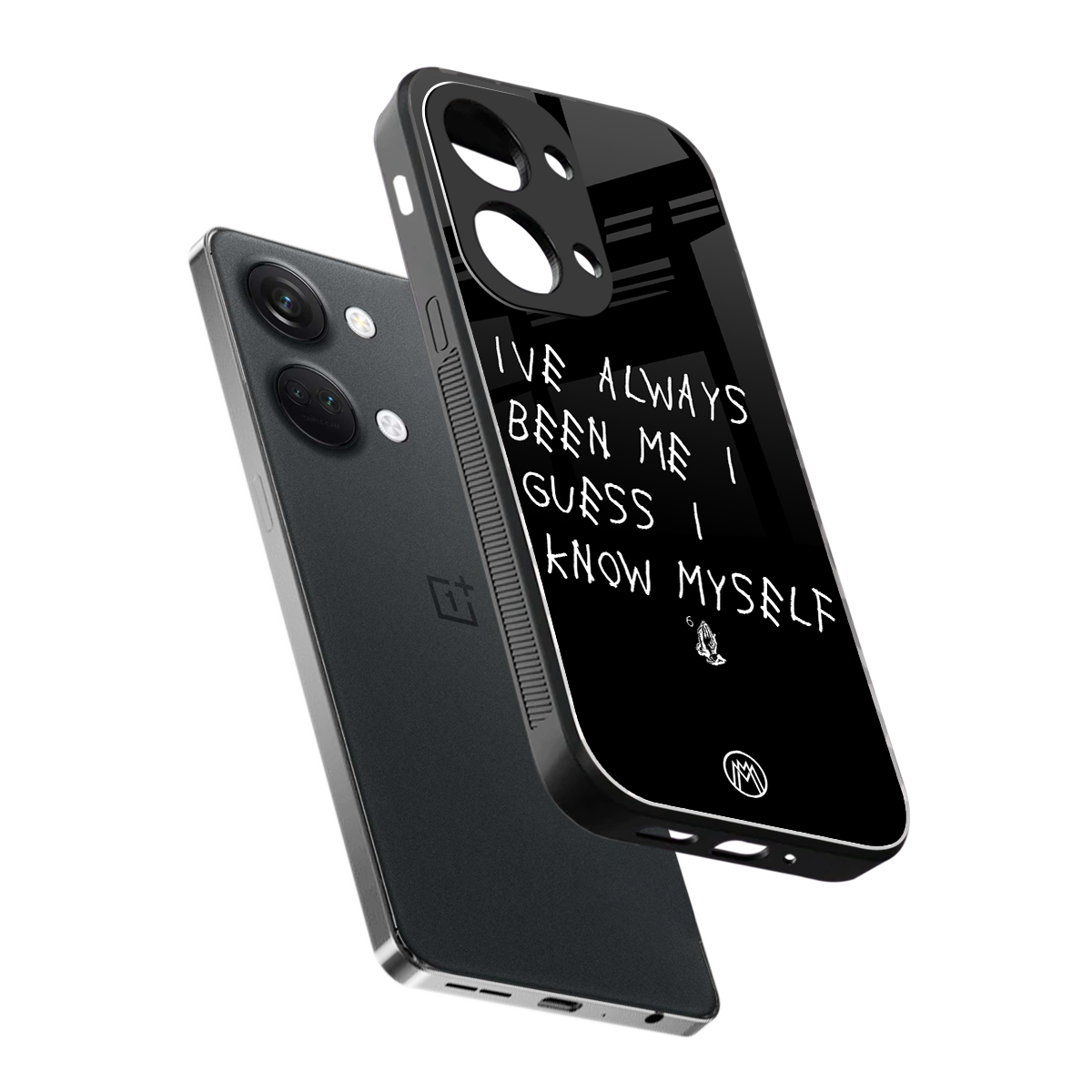 being myself back phone cover | glass case for oneplus nord 3