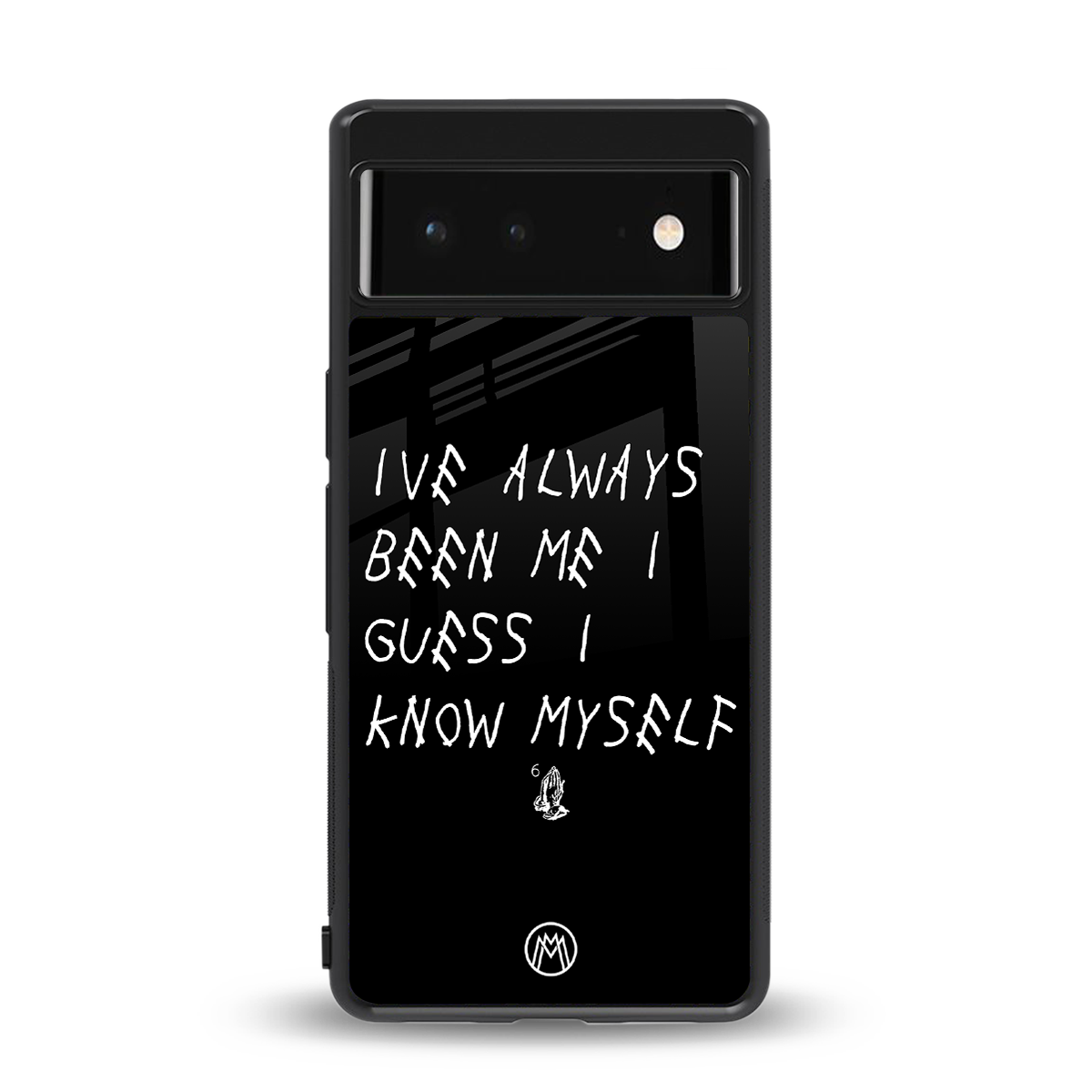 being myself back phone cover | glass case for Google Pixel 6A