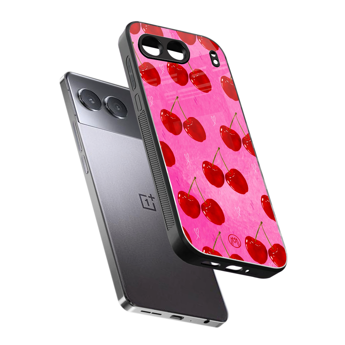 berry blush back phone cover | glass case for oneplus nord 4