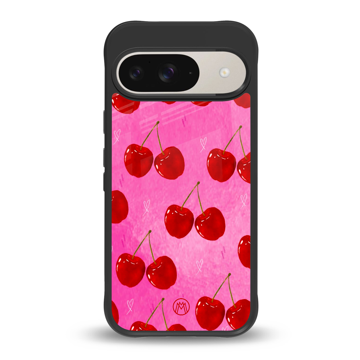 berry blush back phone cover | glass case for google pixel 9