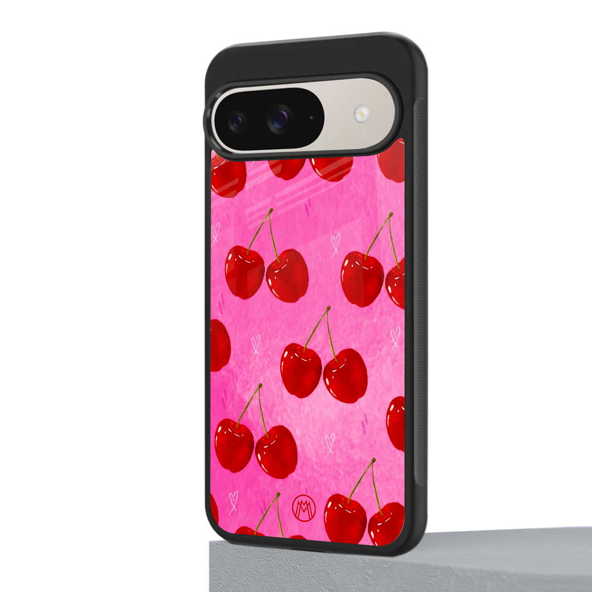 berry blush back phone cover | glass case for google pixel 9