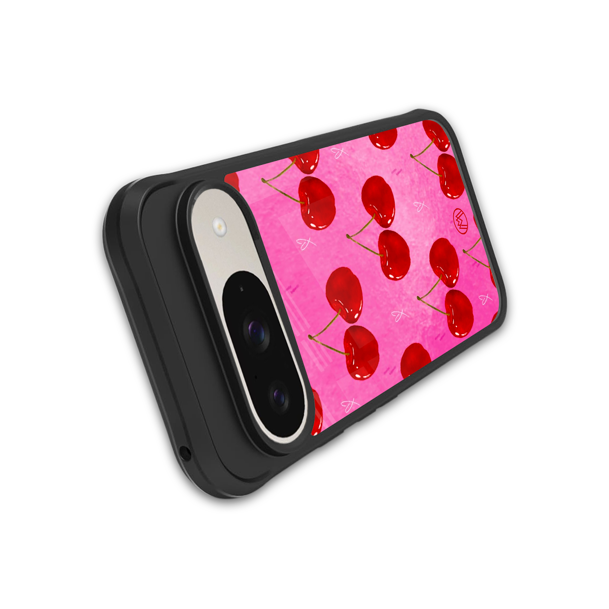 berry blush back phone cover | glass case for google pixel 9