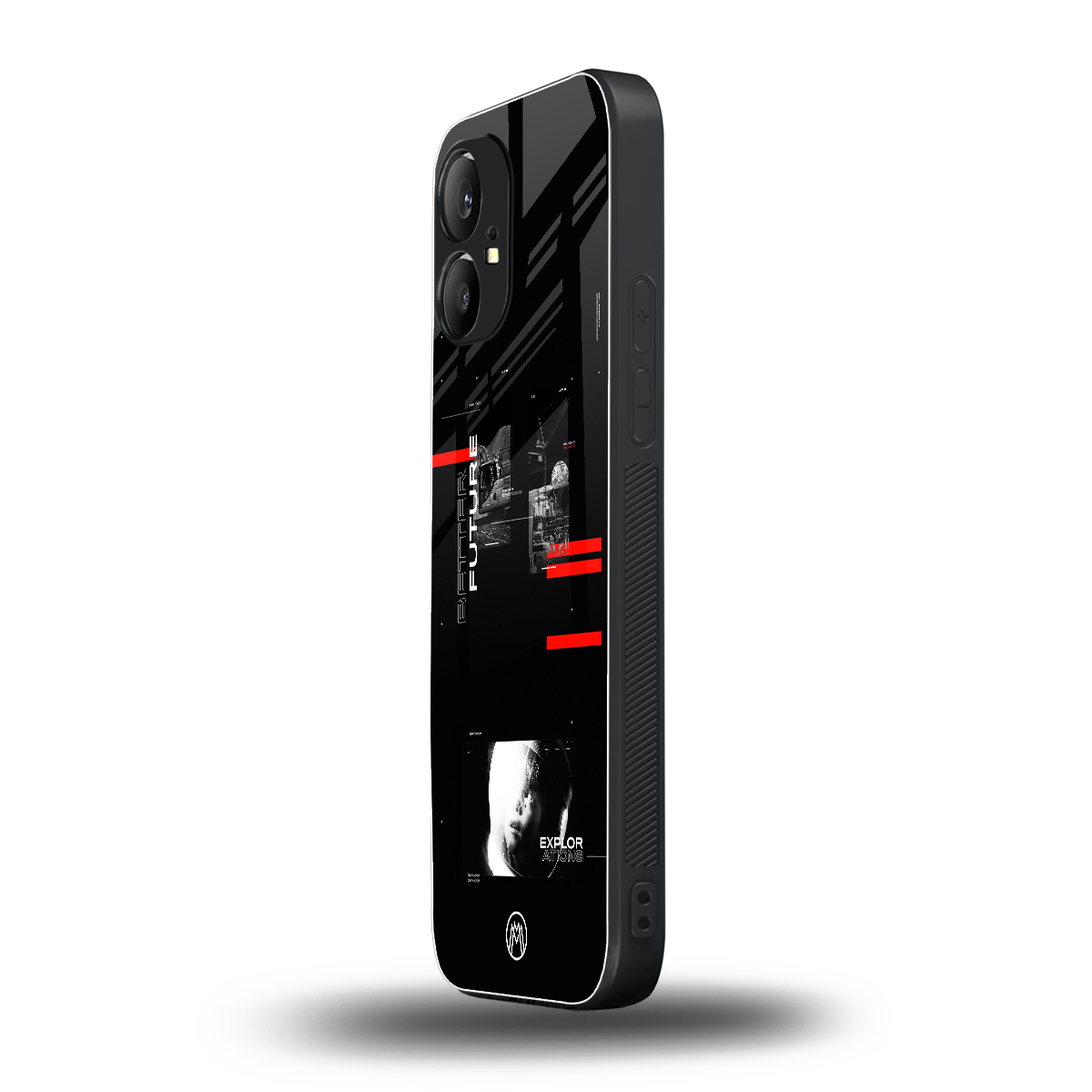 better future dark aesthetic back phone cover | glass case for nothing phone 1