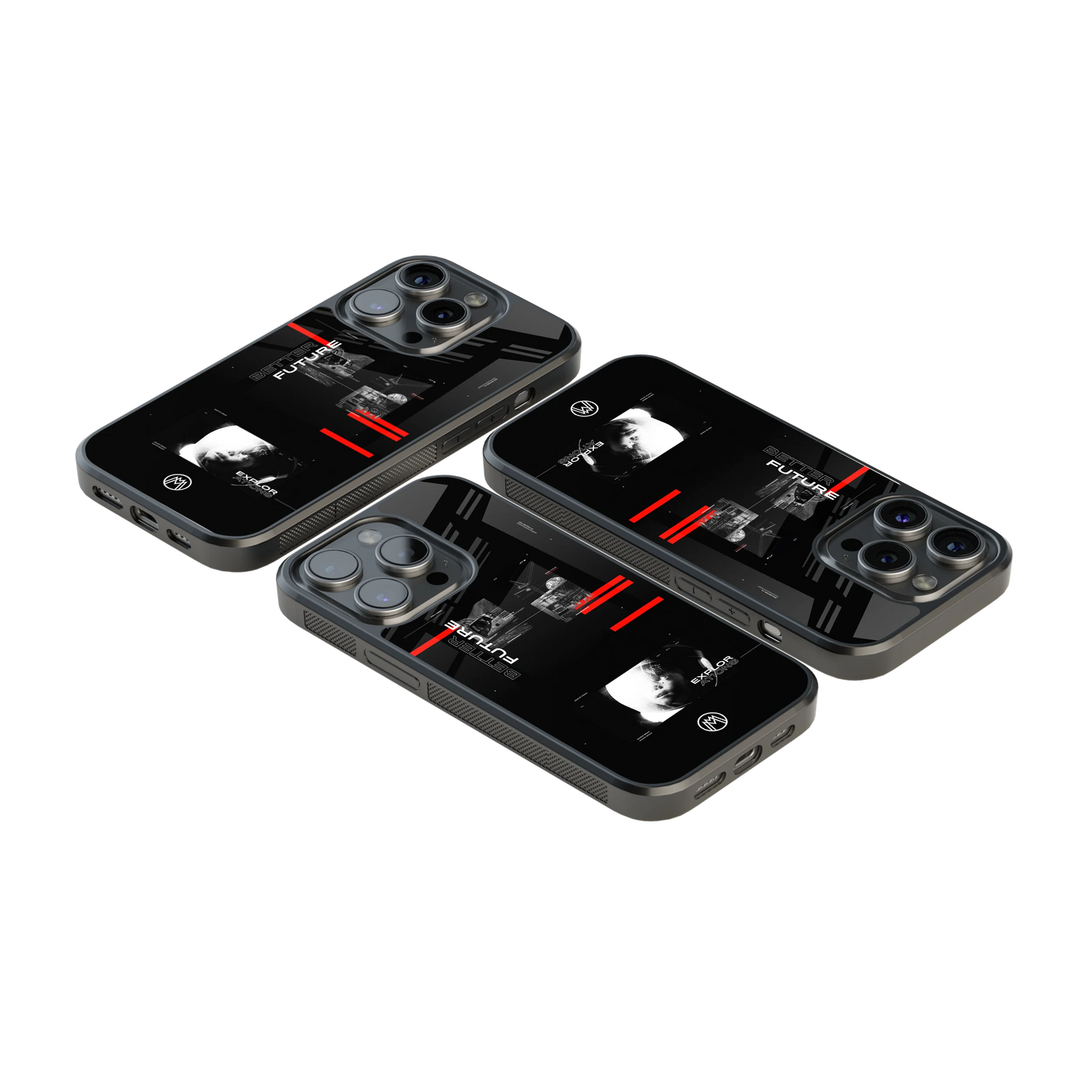 Luxury Glass Back Mobile Cover for iPhone, Samsung Galaxy, OnePlus, Pixel, Redmi & More