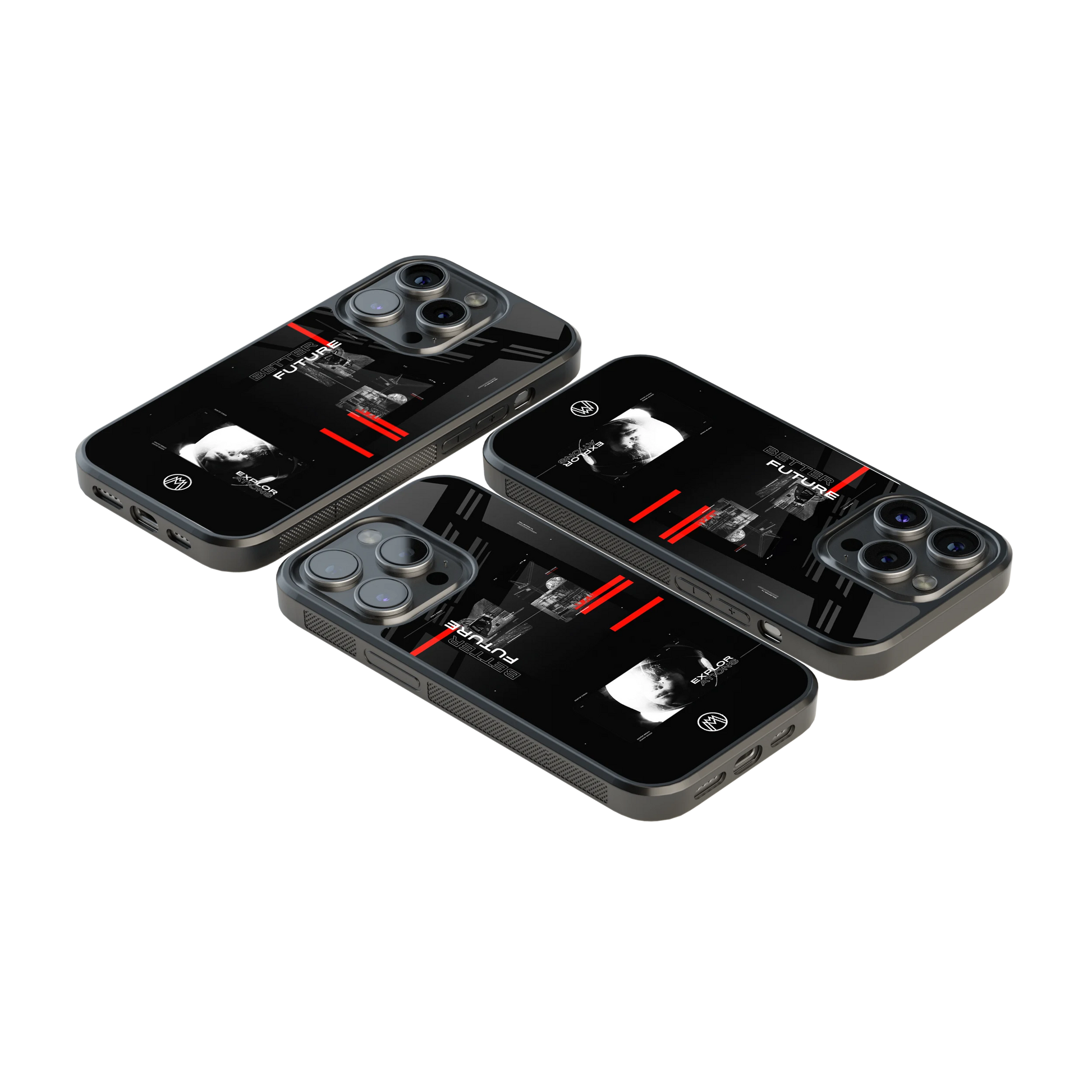 Luxury Glass Back Mobile Cover for iPhone, Samsung Galaxy, OnePlus, Pixel, Redmi & More