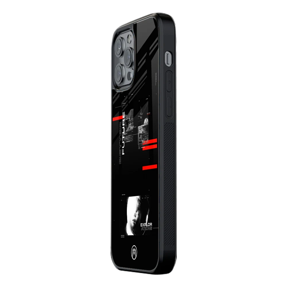 Slim Glass Back Phone Case for Multiple Brands โ iPhone, Samsung, Redmi, OnePlus, Oppo, Vivo